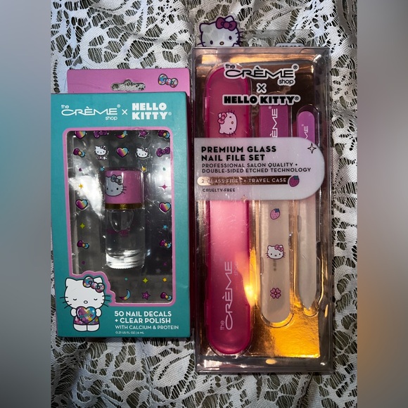 Hello Kitty Nail Files Polish & stickers bundle - Picture 1 of 1